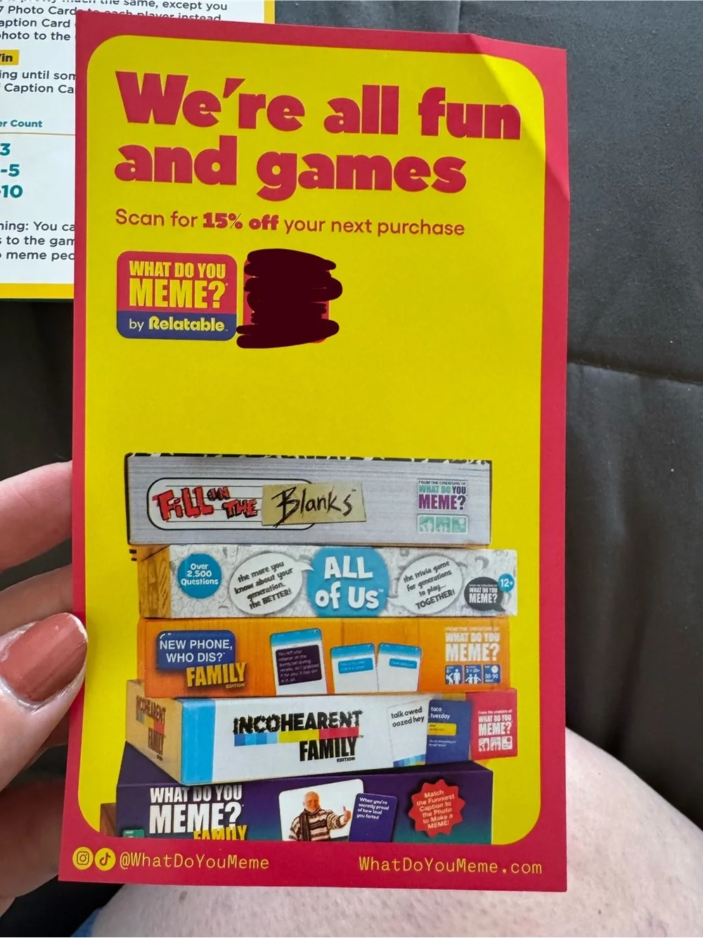 What Do You Meme? - Family Edition Card Game